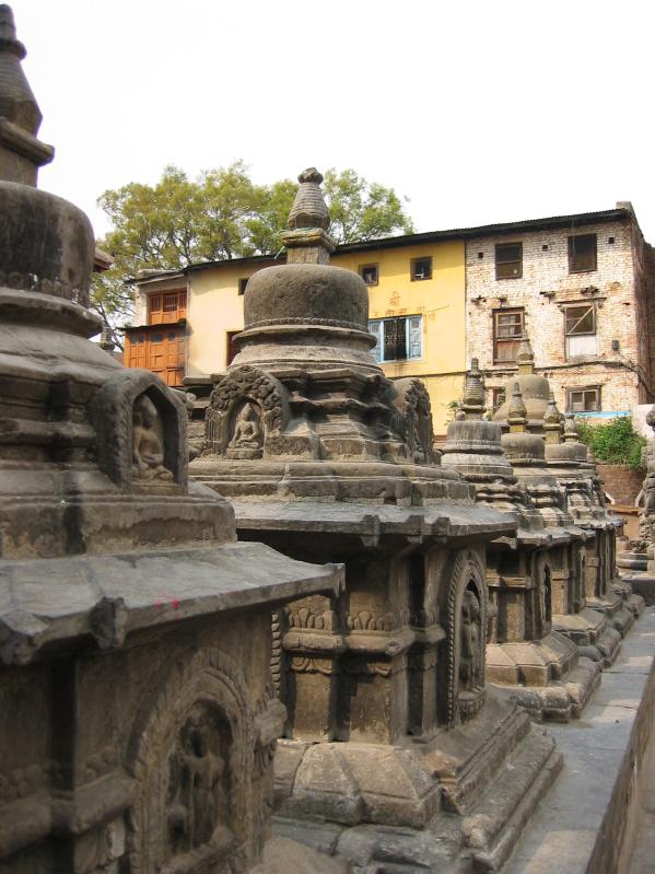 Pillars near the Kariti Temple