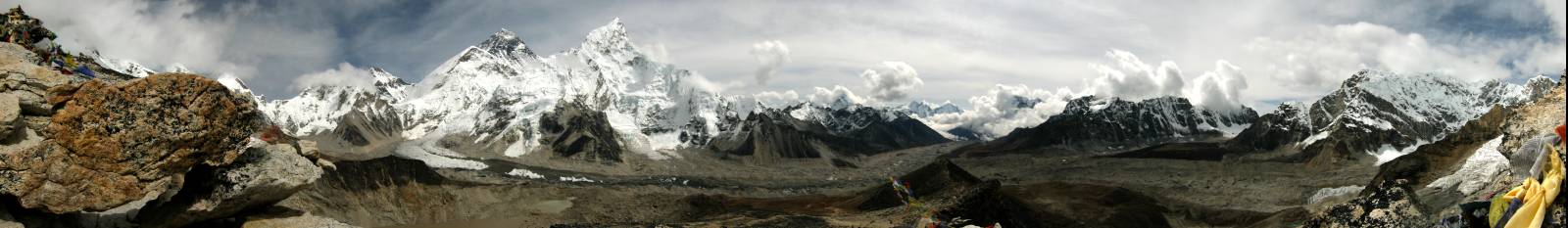 Day 10: View from Kala Pattar (panorama)