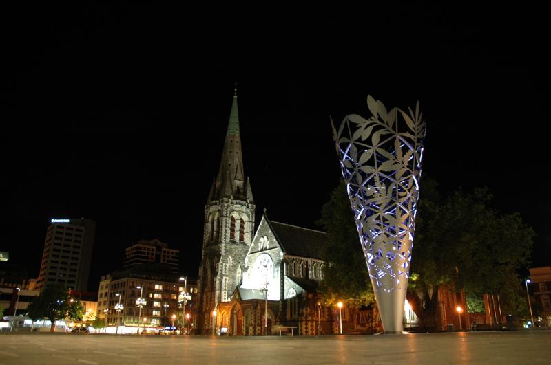 Christchurch Cathedral by Night