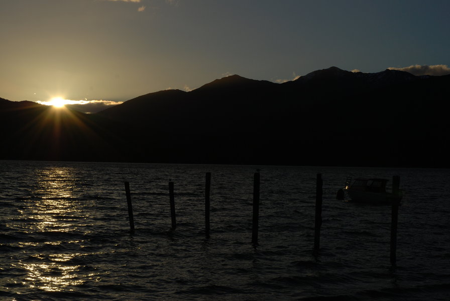 Sunset From Te Anau